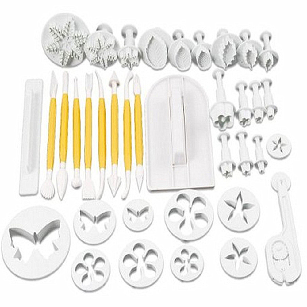 37Pcs/Set in 12 Styles Baking Tools Cake Mold Set Cookies Embossing Decorative Mould 37Pcs/Set in 12 Styles