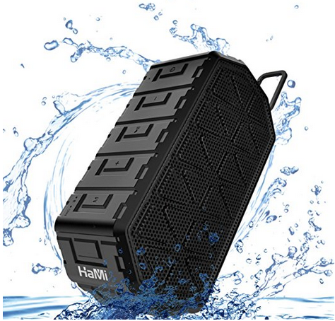 Portable Bluetooth 4.2 Wireless Speaker with Dual 10W Driver Deep Bass Shockproof And Waterproof Hands-Free Speakerphone for Outdoor Beach, Shower And Home