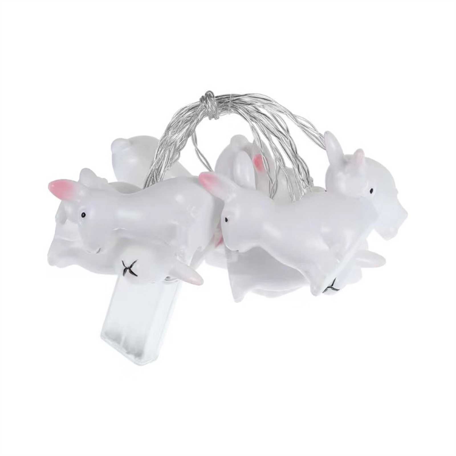 Easter Lights String, Easter Egg Lights With 10 Bunny Lights, 2800k Color Temperature, IP43 Waterproof Egg String Lights Decorations For Garden, Door, Window color