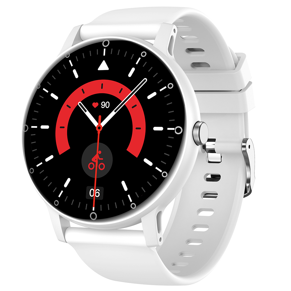 S88 Smart Watch 1.39 Inch Touch Screen Fitness Tracker Smartwatch Heart Rate Blood Oxygen Sleep Monitor Waterproof Watch White