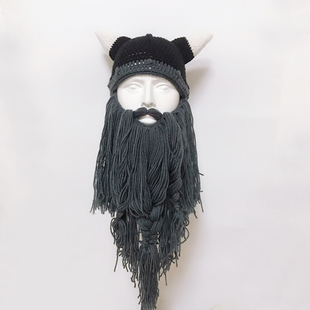 knitted viking beard