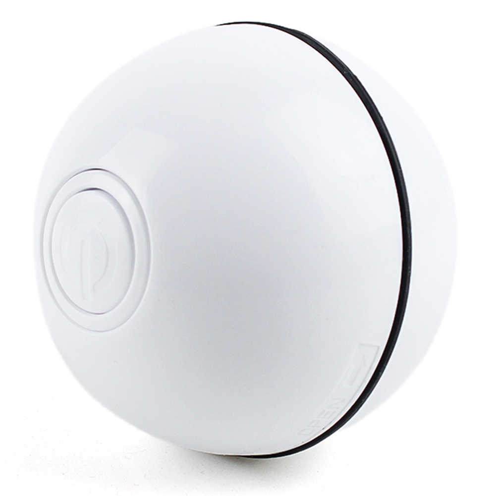 Interactive Cat Toy Ball Usb Rechargeable Automatic Rotating Electronic Pet Toy Rechargeable white_Approximately 6.4cm in diameter