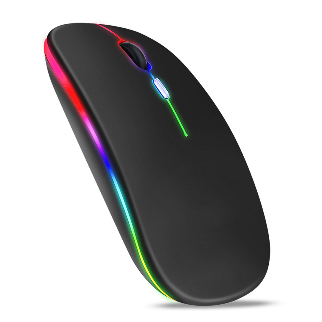 2.4G Wireless Mouse Bluetooth RGB Rechargeable Mute Led Backlight Gaming Mouse