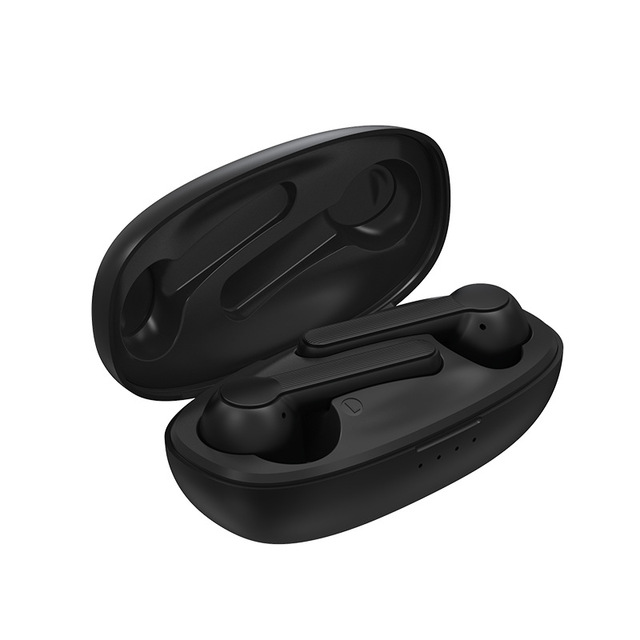 XY-7 TWS Earphones Wireless Ergonomic Bluetooth 5.0 Sport Earbuds Stereo Headset With Charging Box Built-in Microphone black