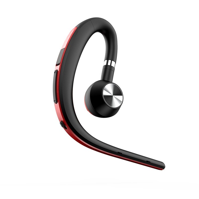 BT1200 Sports Business Bluetooth Headset S8 Wireless Hanging Ear Type In-ear Driving Long Standby Voice Control Report red