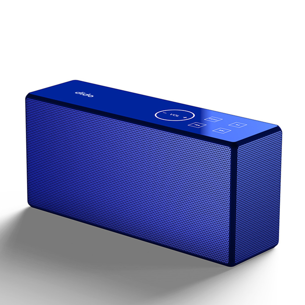 Portable Mini Wireless Bluetooth Bass Stereo Sports Bike Shockproof Subwoofer Outdoor Speaker blue