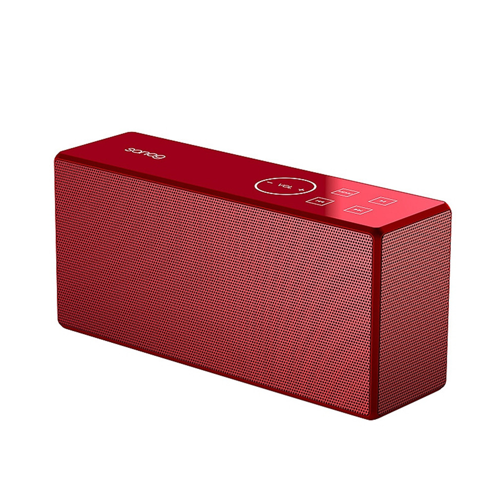 Portable Mini Wireless Bluetooth Bass Stereo Sports Bike Shockproof Subwoofer Outdoor Speaker red