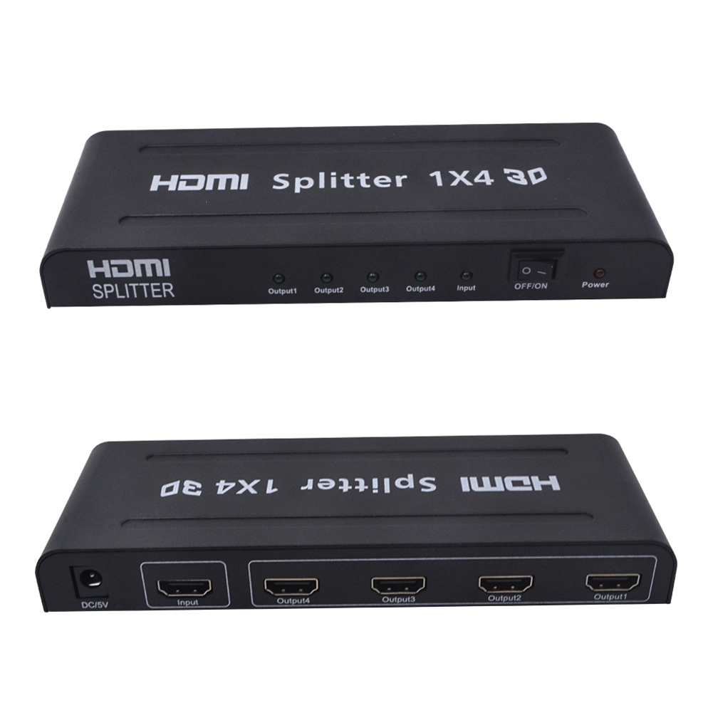 Wholesale 4 Way HDMI Splitter 1080P 4K*2K HD Hub Smart Splitter Box