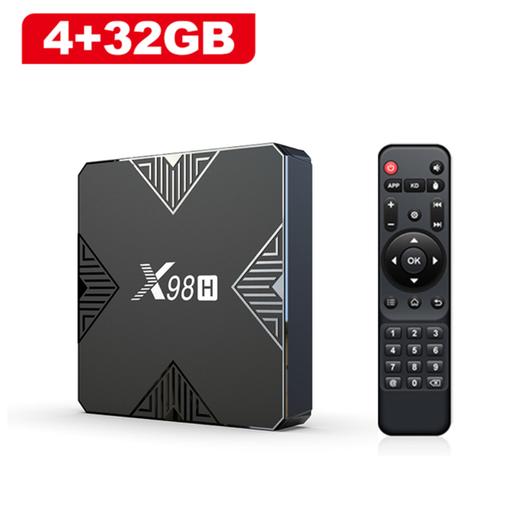 Smart TV Box X98h Android 12 Allwinner H618 Bluetooth 5.0 Wifi 2.4g 5g 4k