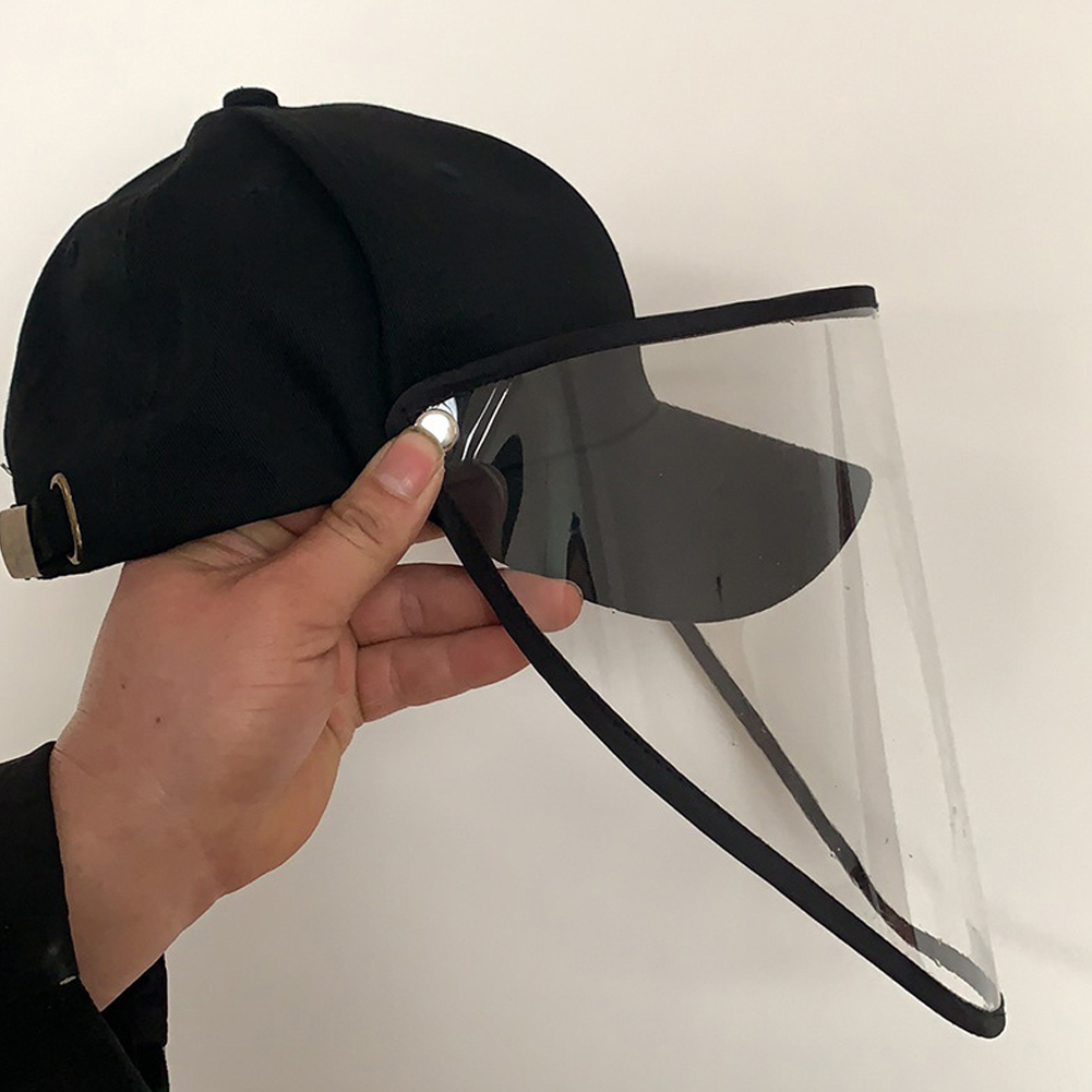 clear baseball cap