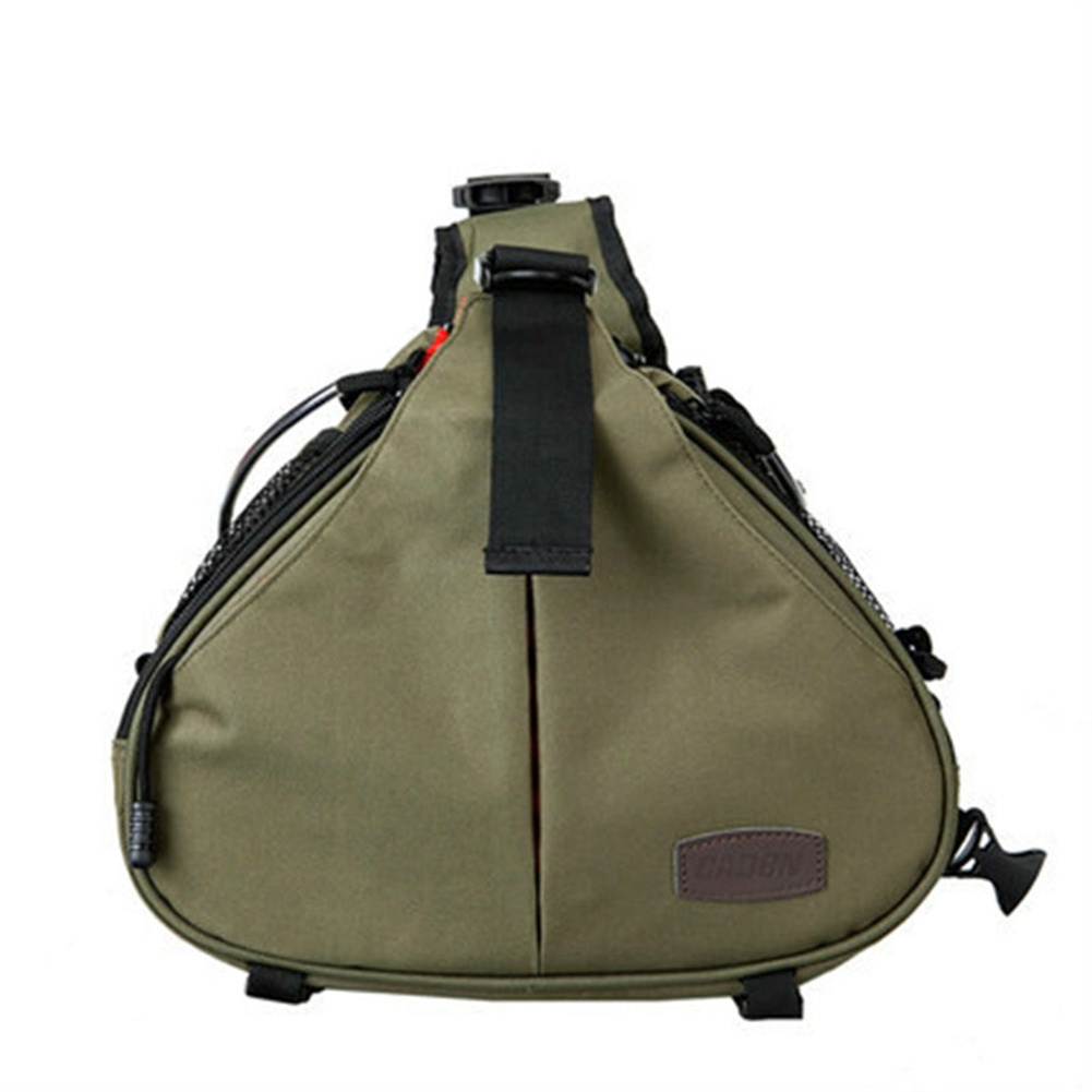 Large Capacity Digital Camera  Bag With Professional Tripod Straps Explosion-proof Zipper Waterproof Slr Camera Photography Crossbody Bag green