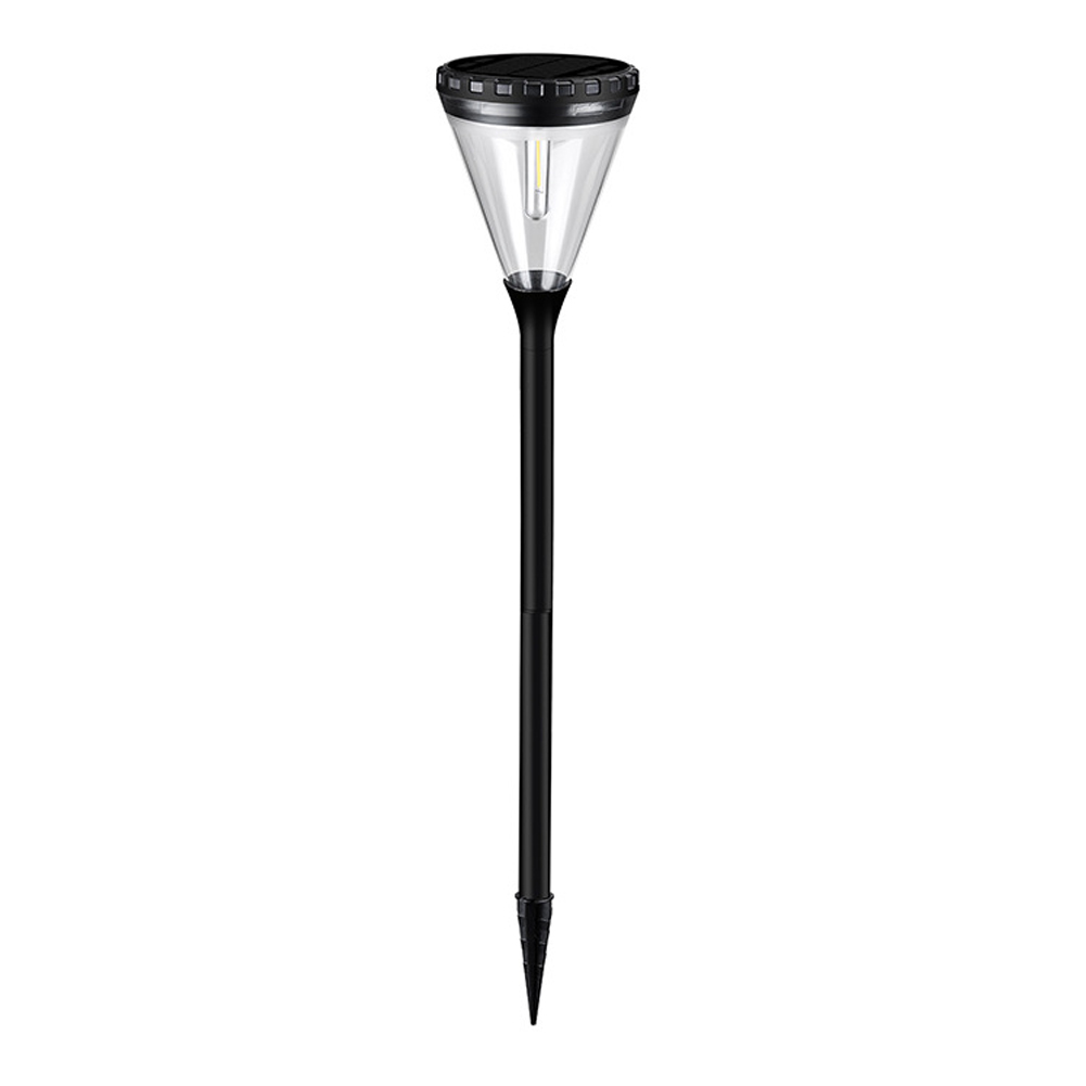 Outdoor Solar Garden Landscape Path Lights 3000K IP65 Waterproof 2 Levels Brightness Auto On/Off Solar Powered Lawn Lamps