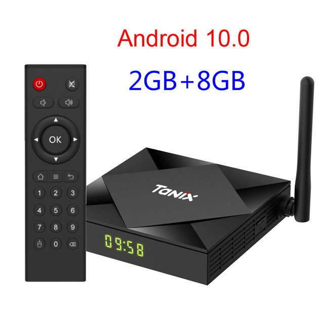 Tx6s Tv  Box H616 Quad-core Android 10.0 WiFi Allwinner Smart Tv  Box 2+8G_BU plug
