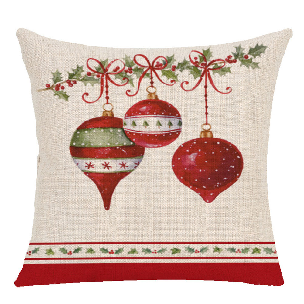 Wholesale Christmas Series Cushion Cover Pillowcase Seat Sofa Pillow