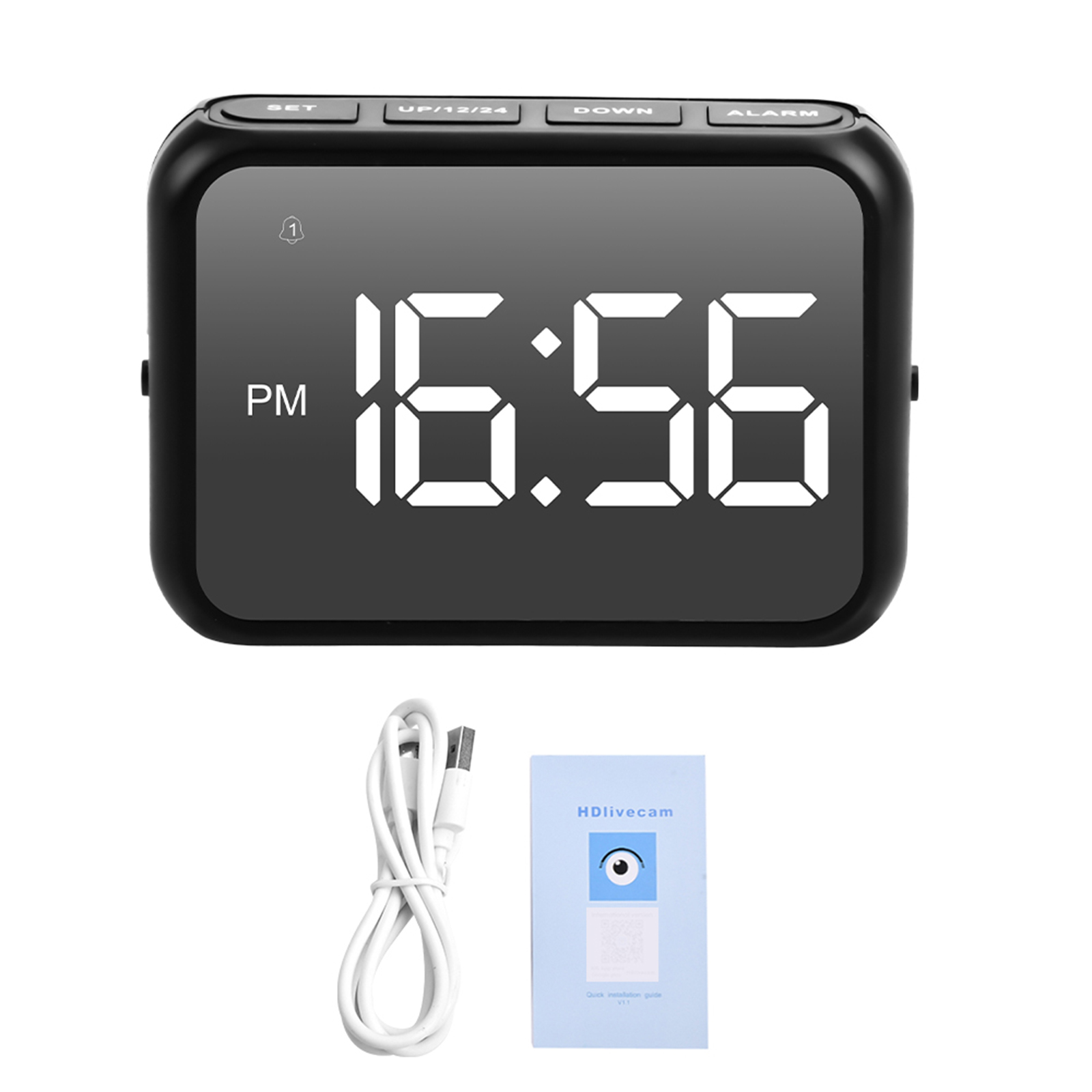 Enhance Your Everyday 4k Mini Clock Camera 1080P Wireless Wifi Camcorder Night Vision Motion Detection Security Surveillance Cam