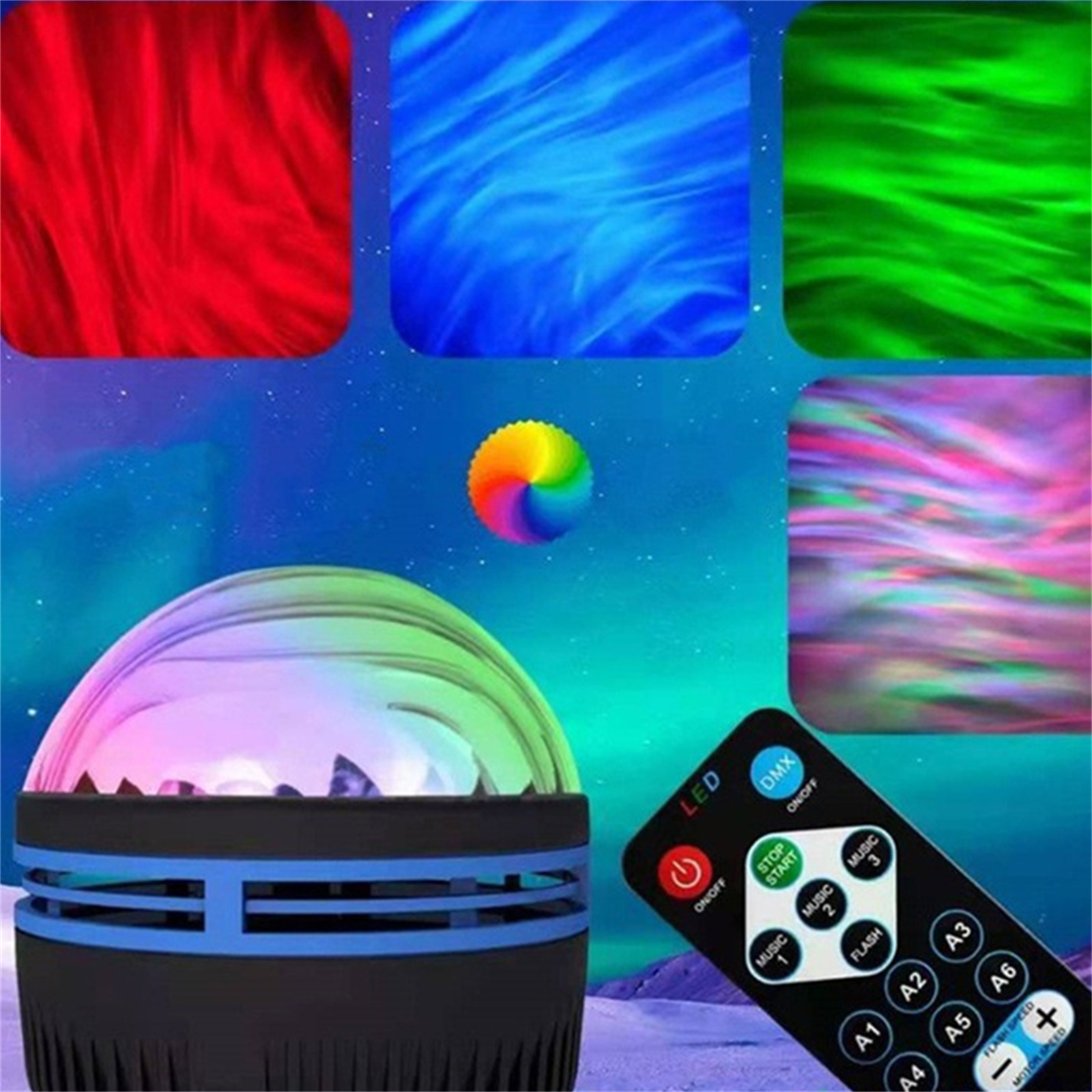 Northern Lights Projection Lamp Eye Protection Festival Christmas Night Lights