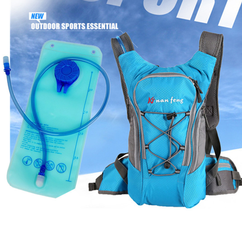 Riding Water Bag Backpack Bicycle 5L Sports Outdoor Riding Bag Cilmbing Travel Shoulders Bag New water bag + backpack blue
