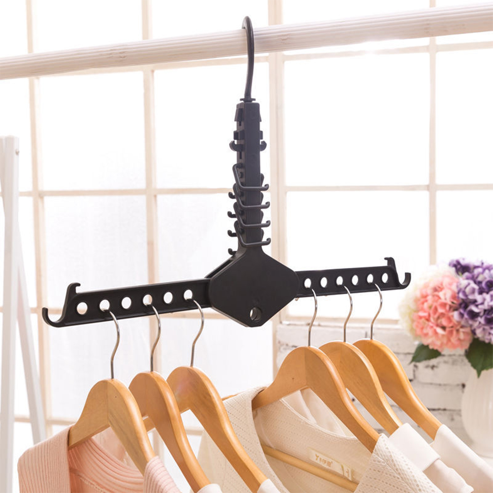 Wholesale 1pc Multifunctional Magic Clothing Rack Space Saver Folding