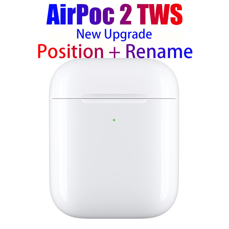 TWS Bluetooth Earphones Wireless Headphone Super Bass Sound Quality Support for Siri Control Sports Heatset white