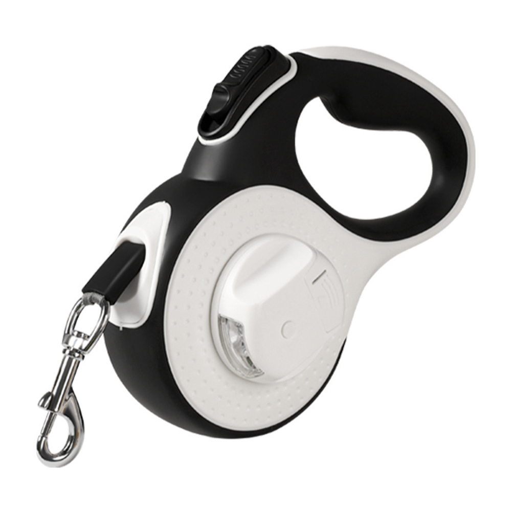 Automatic Retractable Dog Leash One-Handed Brake Durable Nylon Pet Walker Tape Lighting Walking Dog Leash Ribbon With Anti-Slip Handle