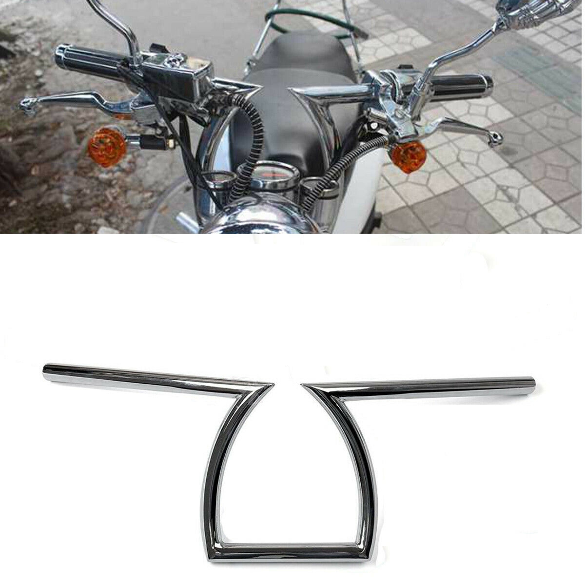Wholesale 22mm 7/8 inches 25mm 1inch Motorcycle Drag Handlebars Z Bars
