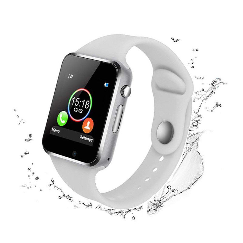 Smart Wrist Watch Bluetooth GSM Phone for Android Samsung iPhone  white