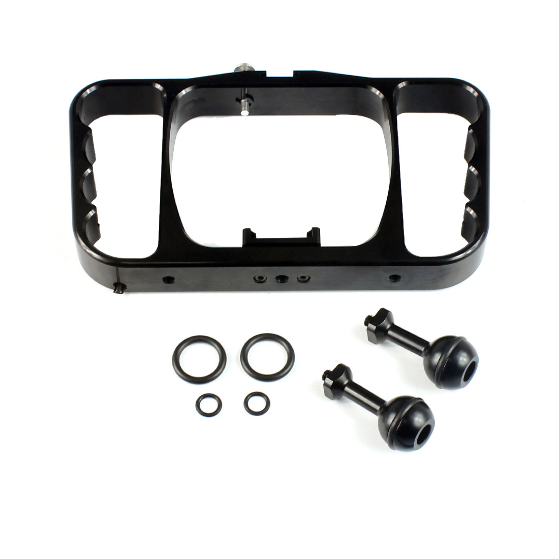Aluminum Diving Photography Bracket for GoPro Hero 7 6 5 4/3+/3/2 Action Camera Diving Accessories black