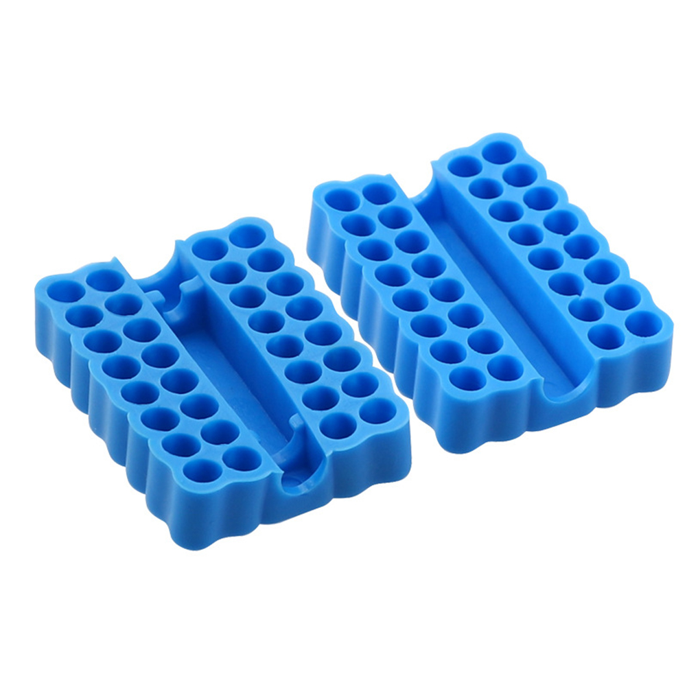 32 Holes Hex Shank Screwdriver Bit Holder Storage Drill Bit Organizer