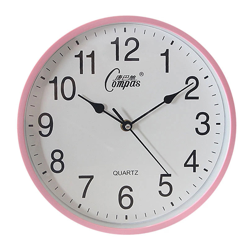 Wholesale 10inch Wall Clock Round Mute Quartz Clock Fashion Living Room
