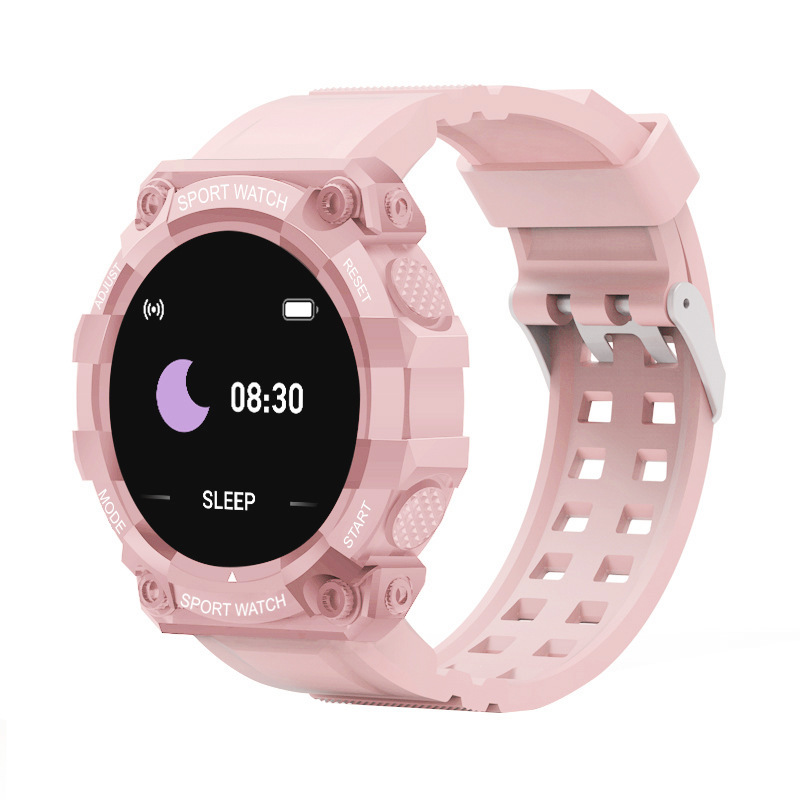 Smart Watch For Men Women 1.44 Inch HD Color Screen Heart Rate Blood Pressure Monitoring Sports Bracelet pink