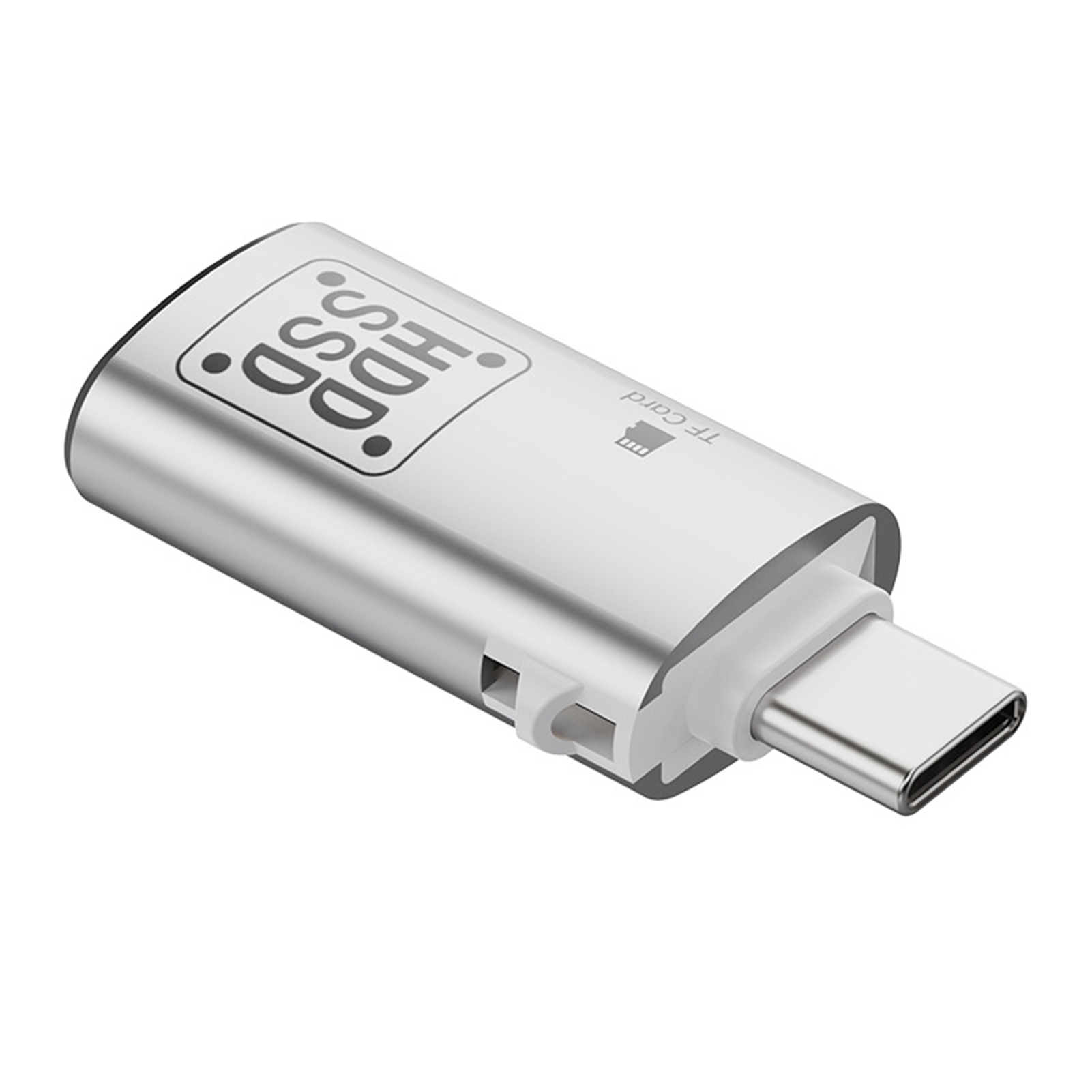 Card Reader USB C To USB3.0/SD Card Reader OTG Adapter USB Flash Disk Card Adapter For Smart Phone Laptop Tablet silver