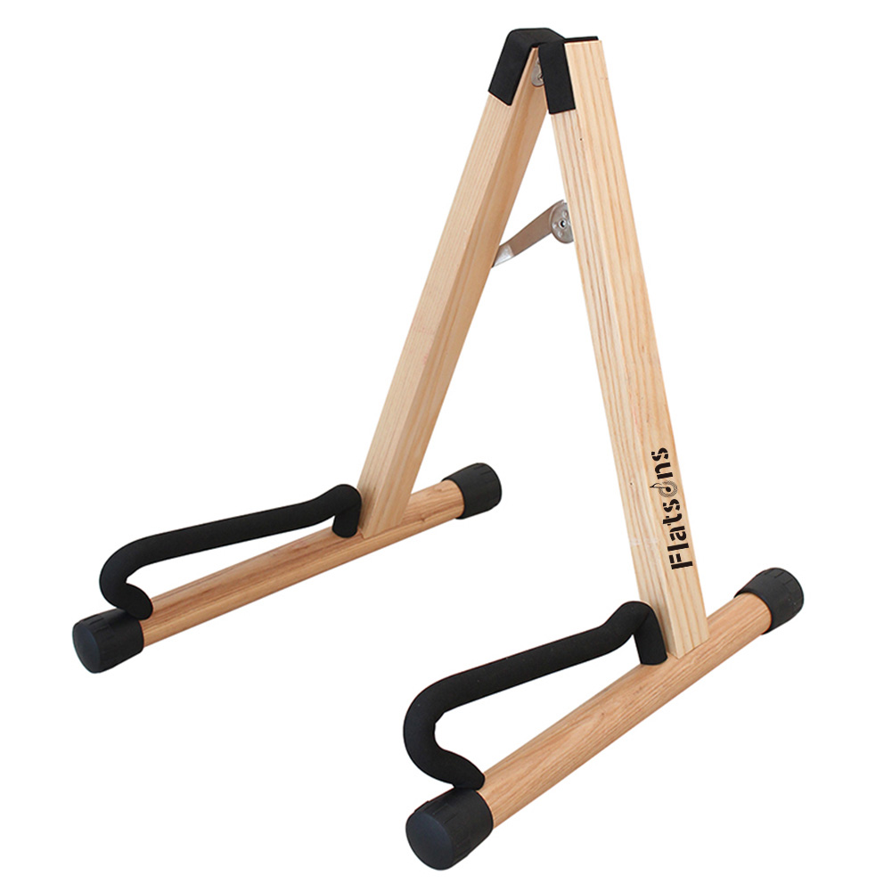 Wholesale Guitar Floor Stand Solid Wood Folding Disassembly Piano