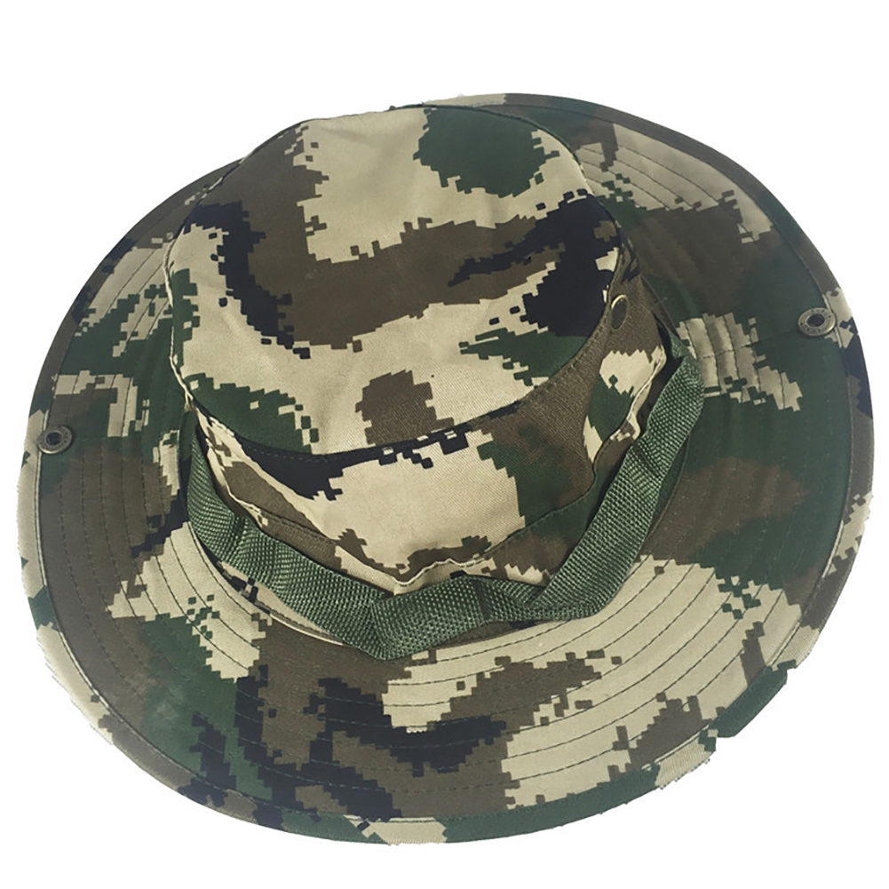 Wholesale Camouflage Bucket Hats Fisherman Hat With Wide Brim Sun