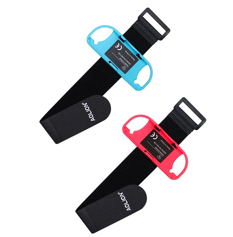 US 1 Pair Adjustable Game Bracelet Elastic Strap for Nintendo Switch Joy-Con Controller Wrist Dance Band One pair