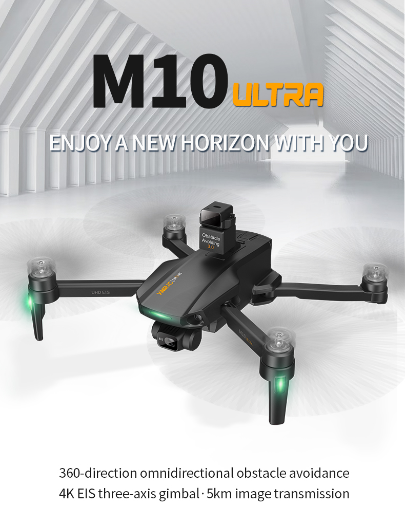 Xmrc M10 Ultra Drone 4k Profesional Gps 3-axis Eis 5g Wifi Quadcopter