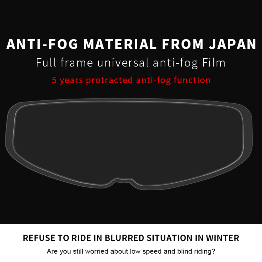 Motorcycle Helmet Anti Fog Film Full Helmet Lens Anti Fog Sticker Helmet General Anti Fog Film