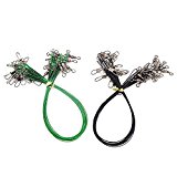 Fishing Tools Fishing Line Steel Wire Leader With Swivel And Snap 20Pcs/Pack