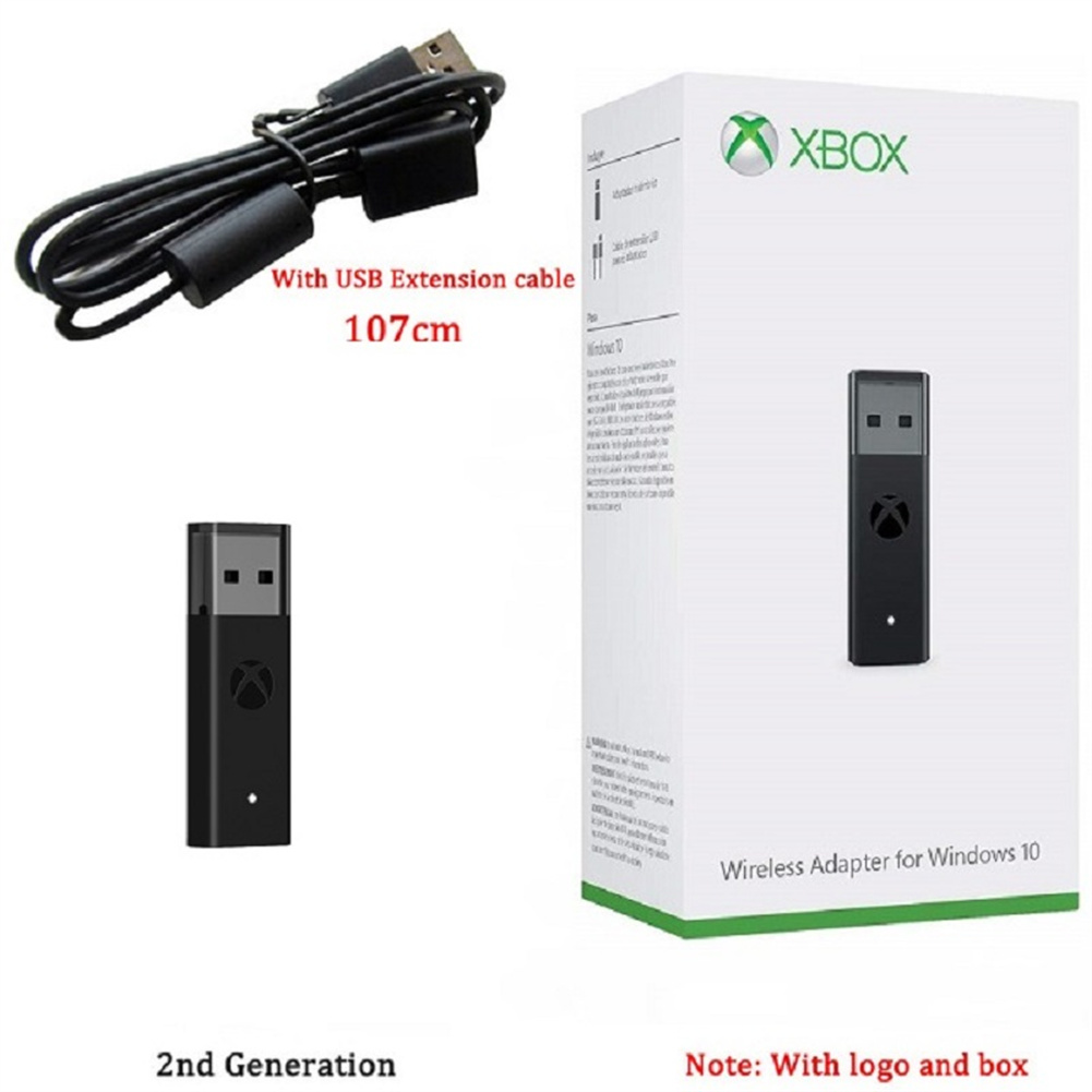 Usb Adapter Wireless  Receiver Compatible For Xbox One S/x Controller Accessories Win10 Pc 2nd Gen Receiver (colorful Box With Otg Cable) 2nd gen receiver