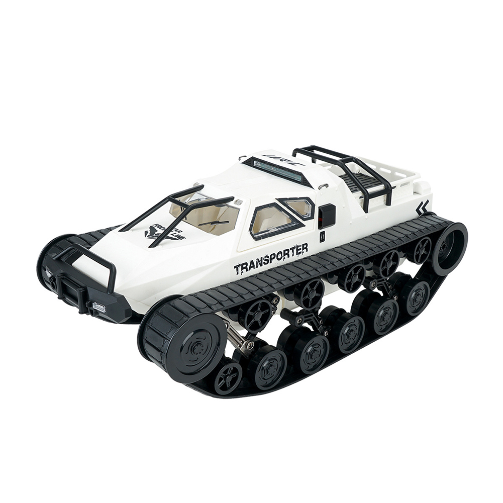 Children High-speed Off-road Tank Stunt Car Climbing Spray 2.4g RC Car White tank