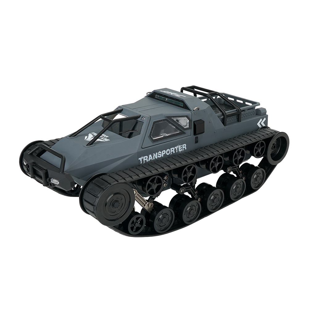 Children High-speed Off-road Tank Stunt Car Climbing Spray 2.4g RC Car Grey tank