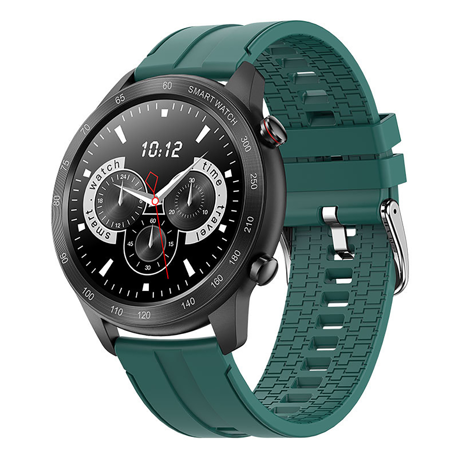 Original ZEBLAZE Mx5 Smart Watch Bluetooth-compatible Call Music Playback Ip68 Waterproof Bracelet Compatible For Android Iphone green silicone