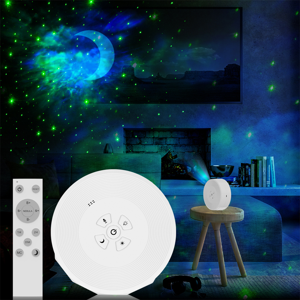 Star Projector Led Moon Full Sky Galaxy Colorful Light Usb Night Light with RC