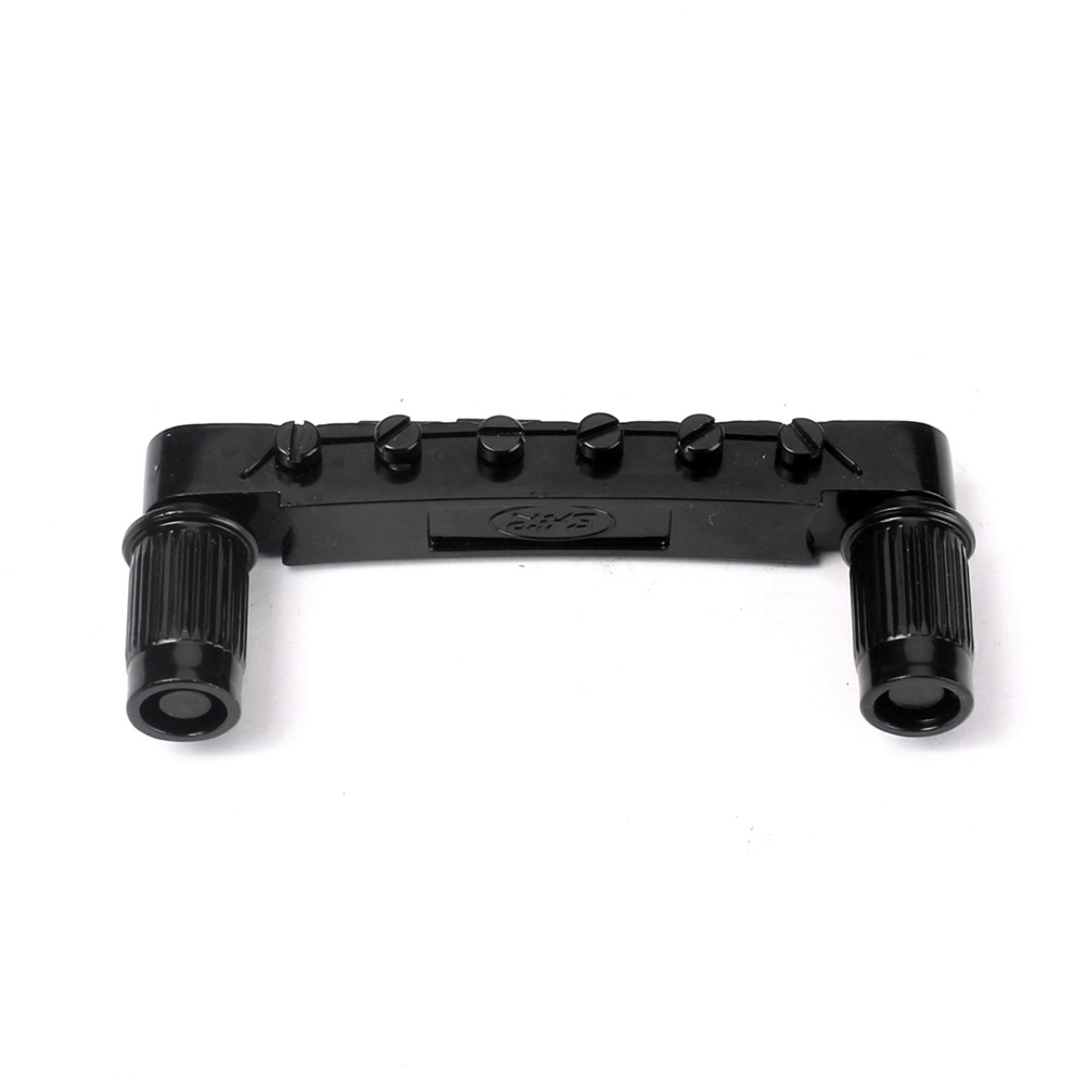 Electric Guitar Bridge Tune-O-Matic Bridge for LP Style Guitar Parts Accessories black