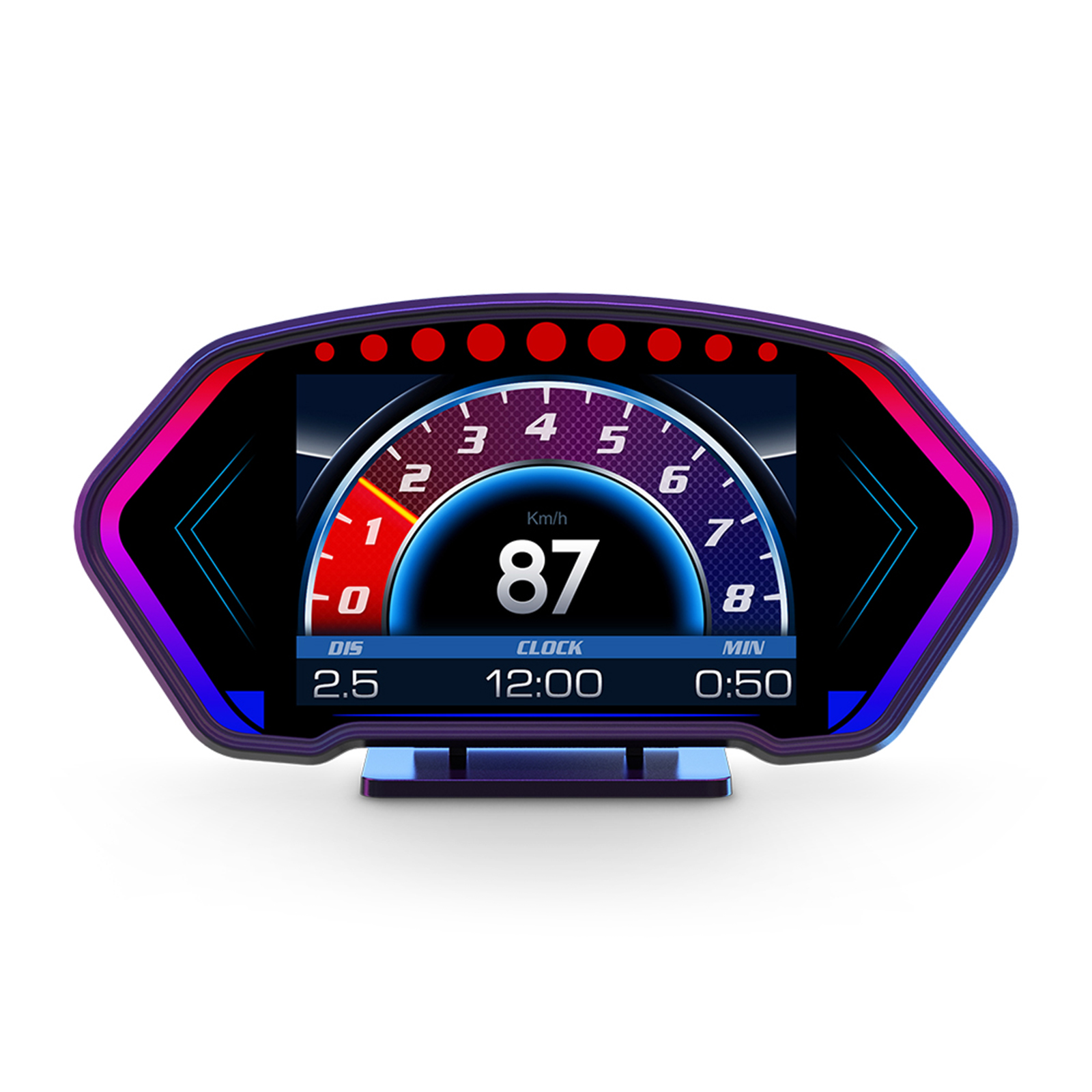 P3 Head up Display Obd GPS Slope Meter 6-Inch Over-Speed Alarm Speedometer