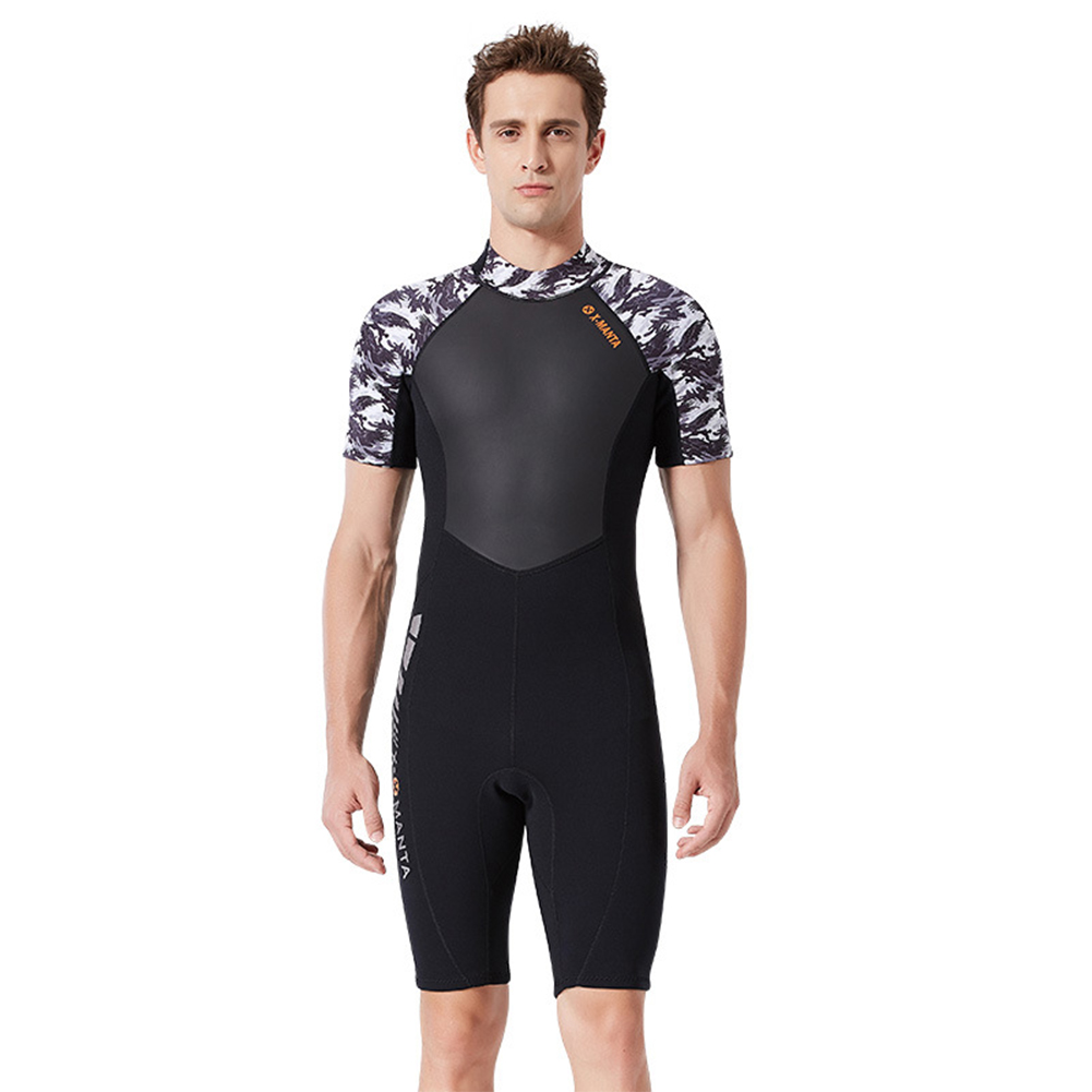 Wholesale Diving Suit for Men 1.5MM Siamese Short Sleeve Female Surfing ...