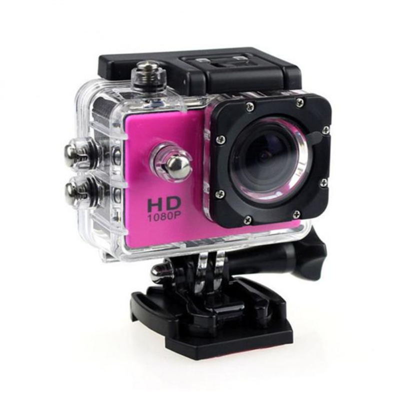Outdoor Action Camera 30m Waterproof Diving Camcorder Multifunctional Hd 4k Sj4000 Underwater Dv Camera red