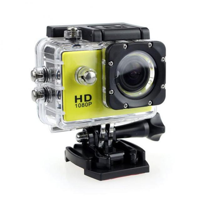 Outdoor Action Camera 30m Waterproof Diving Camcorder Multifunctional Hd 4k Sj4000 Underwater Dv Camera yellow