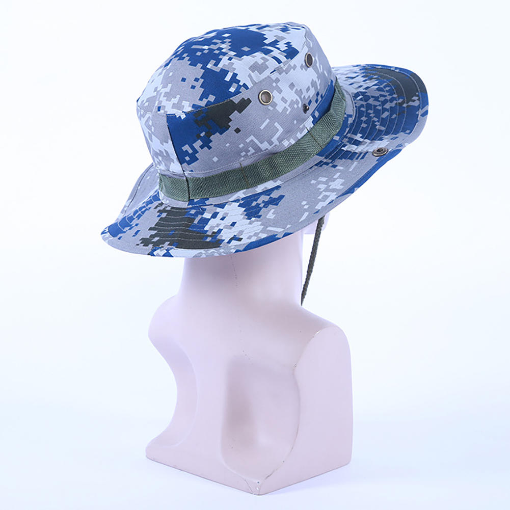 Wholesale Camouflage Bucket Hats Fisherman Hat With Wide Brim Sun