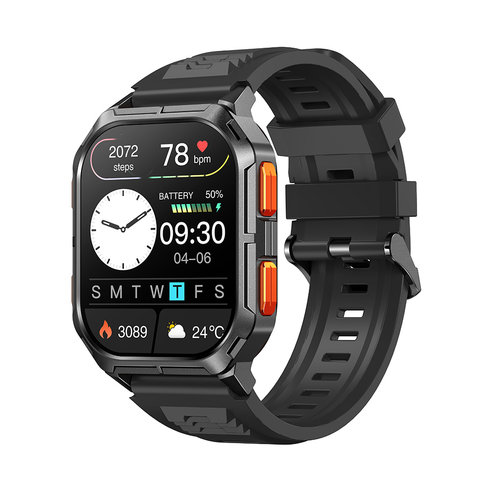 D28A Smart Watch Waterproof Blood Oxygen Monitor 2.01 Inch Fitness Tracker