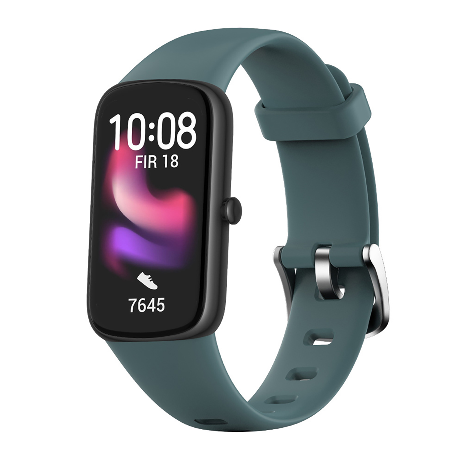 Smart Watch 1.47 inch Ultra-Thin Screen USB Magnetic Charging Heart Rate Monitoring IP67 Waterproof Activity Fitness Watch green